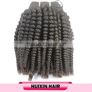 China Wholesale Hair Products Mongolian Kinky Curly Remy Hair Weave, Hot Style Kinky Curly Human Hair Weave thumbnail-2