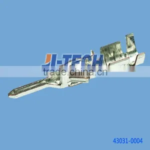 Crimp Terminal Male 43031series Connector Molex 4 Pin Connector 43031-0004 With Tin Plated Tin/Brass Alloy Contact 26-30 AWG thumbnail-4