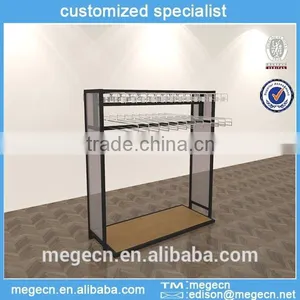 Commercial Clothes Shop Wood Trousers Display Shelf thumbnail-3