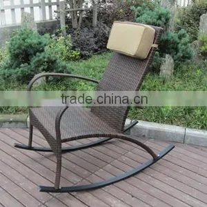 Garden Rattan Rocking Chair For Sale thumbnail-1