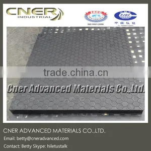 500*500mm Ceramic Rubber Liner, Hexagonal Ceramic Tiles Embedded thumbnail-1