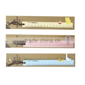 Wooden Somers Town Model Ruler/wooden Crafts Primary Students Ruler Stationery Promotion Gifts thumbnail-1