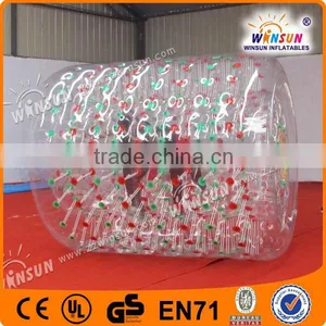 Sample of TPU Inflatable Clear Rolling Ball for Water Park thumbnail-1