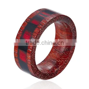 Mens Wooden Finger Jewellery Ring thumbnail-2