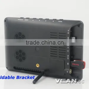 Analog TV DTV900- DVBT2 9 Inch Lcd tv Antenna USB TF Mp5 Digital Player Drivers thumbnail-4