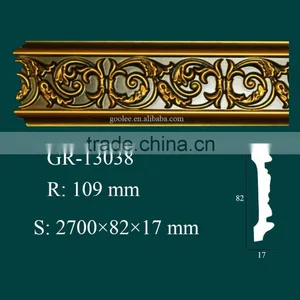 European- Style Architectural Decorative PU Carving Cornice Mouldings thumbnail-2