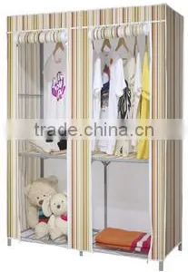 2014 New Fashion Non-woven Fabric Bedroom Wardrobe thumbnail-1