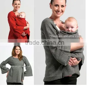 Cotton Spandex Fabric Buckle Adjustable Baby Swaddle Stretch Baby Wrap thumbnail-1