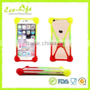 Universal 4-7 Inch Silicone Cellphone Case, Silicone Bumper Protector Case for All Phones thumbnail-3