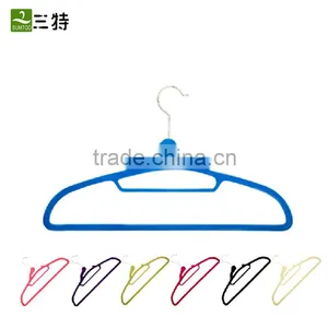 16.5 Inches Blue Creative Magic Velvet Clothes Hanger thumbnail-1