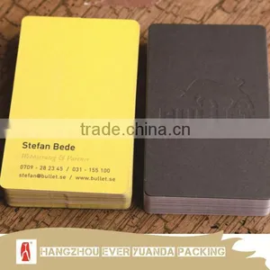 Two Sides Two Background Color Printed Biz Cards thumbnail-1