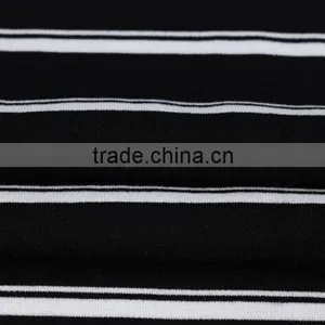Yarn Dyed Knitted Interlock Nylon Viscose Spandex Polyester Fabric thumbnail-3