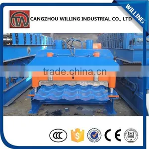 Hydraulic Metal Roofing Making Machine Glazed Tile Roll Forming Line thumbnail-2