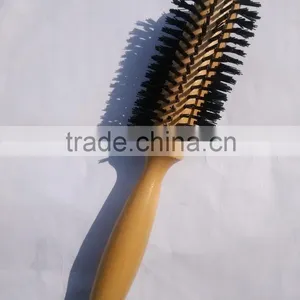 Hot Wooden Nylon Hair Brush thumbnail-1
