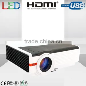 LED Video Projector 5000 Lumens HD Multimedia Projector Support 1080p thumbnail-1