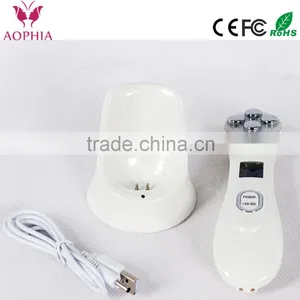 RF/EMS and 6 Colors LED Therapy Magic Skin Mini Eye and Face Beauty Device thumbnail-1