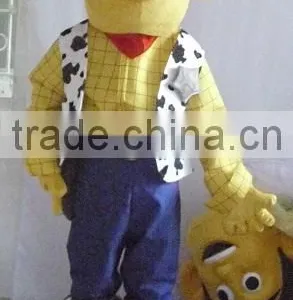 Cheap Cow Boy Mascot Costume thumbnail-1