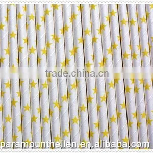 High Quality Fancy Colorful Papar Straws Disposable Paper Straws for Birthday Party thumbnail-6
