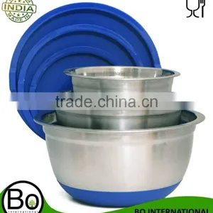 4pcs Stainless Steel Mixing Bowl Set With Measuring Scale thumbnail-3