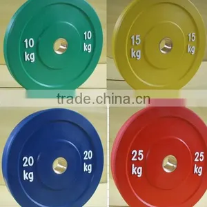 CrossFit Training Bumper Weight Plates,5KG,10KG,15KG,20KG,25KG thumbnail-1