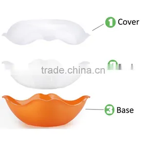 Fruit And Vegetable Drainer Basket With Lid , Plastic Drain Basket thumbnail-6