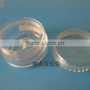 PS Cosmetic Plastic Jars Clear 10ml thumbnail-1