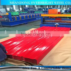 Top Quality Color Coated Corrugated Steel Roofing Tile thumbnail-3