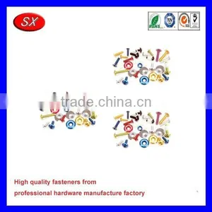 Customized Remote Part Motorcycle Part Anodised Aluminium Bolt Sets With Washer thumbnail-1
