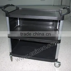 3 Tiers Plastic Commercial Restaurant And Hotel Multiduty Service Cart thumbnail-3