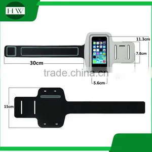 Outdoor Sport Accessories Logo Printed Smart Phone Reflective Armband Running Stretch Mobile Phone Arm Band Armbag thumbnail-3
