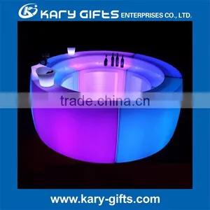 Modern Event Plastic Hookah Lounge Furniture Restaurant Led Bar Counter thumbnail-5
