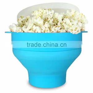 High Quality Microwave Silicone Popcorn Popper Silicone Collapsible Popcorn Popper Maker thumbnail-1