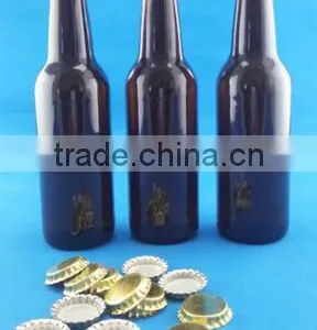350ml Beer Glass Bottle Juice Glass Bottle Drinking Glass Bottle thumbnail-3