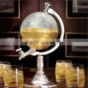 Factory Price Pour Wine Device of Tellurion Shape, Globe Pouring Appararus Wine Rack Water Dispenser Beverage Machine thumbnail-2