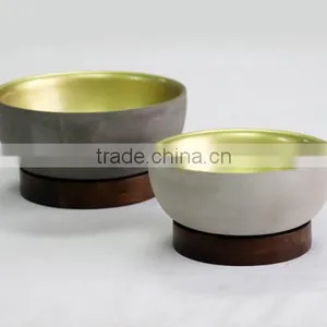 Concrete or Cement Salt and Pepper Cellar/box/bowl thumbnail-1