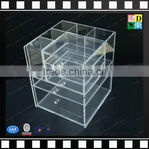 2016 Acrylic 3 Drawer Jewelry Storage Box,acrylic Lipstick&cosmtic Organizer thumbnail-3