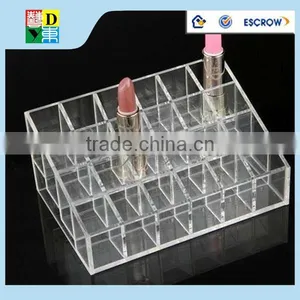 2016 New Design Makeup Organizer/Clear PMMA Acrylic Cosmetic Display From Shenzhen Yidong thumbnail-2