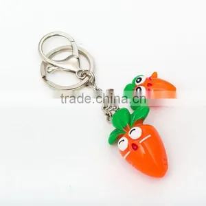 Keychain for Children / Carrot Funny Keychiain thumbnail-3