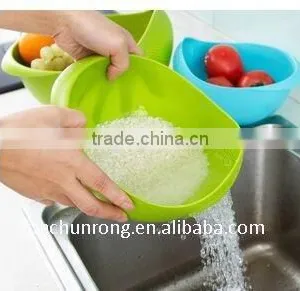 Perforated Plastic Washing Basket thumbnail-2