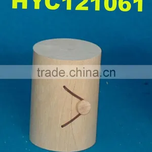 Unfinished Cheap Wooden Cylinder Box Wholesale thumbnail-1