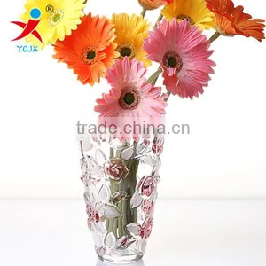 Useful Clear Transparent Large Glass Vase/ Flower in Different Container/ Home Decorations thumbnail-1