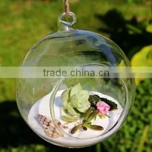 Unique Hanging Crystal Glass Flower Vases thumbnail-2