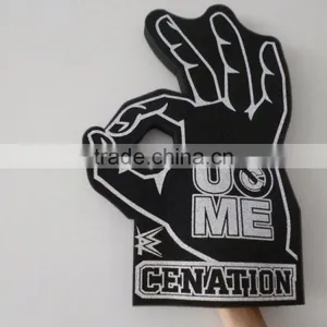 Green Sponge Foam Hand Gloves thumbnail-3