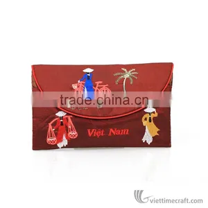 HOT SALE ! HANDBAG MADE BY SILK, EMBROIDERED JEWELRY BAG thumbnail-5