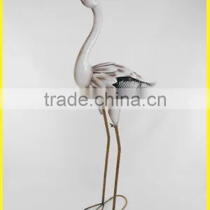 Garden Status Metal Crane Home Garden Decoration Big Bird thumbnail-1