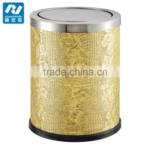 Indoor Stainless Steel Swing Lid Waste Disposal Bin thumbnail-4