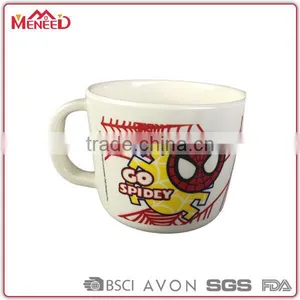 100% Children Safe Unbreakable Cute Spider Printing 250ML Melamine Custom Plastic Kids Mugs thumbnail-1