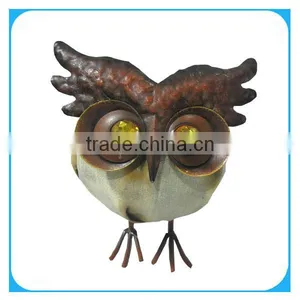 Metal Owl Statues Decorative thumbnail-1