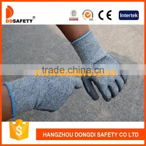 DDSAFETY China Supplier PU Cut Resistant Industry Glove High Level thumbnail-1