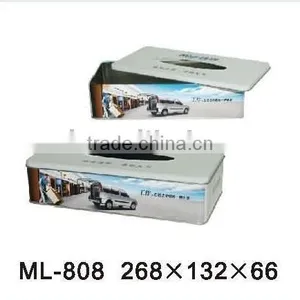 Rectangular Metal Tissue Box thumbnail-1
